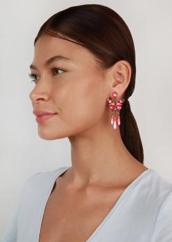 Red - Butterfly Dance - Konplott earrings